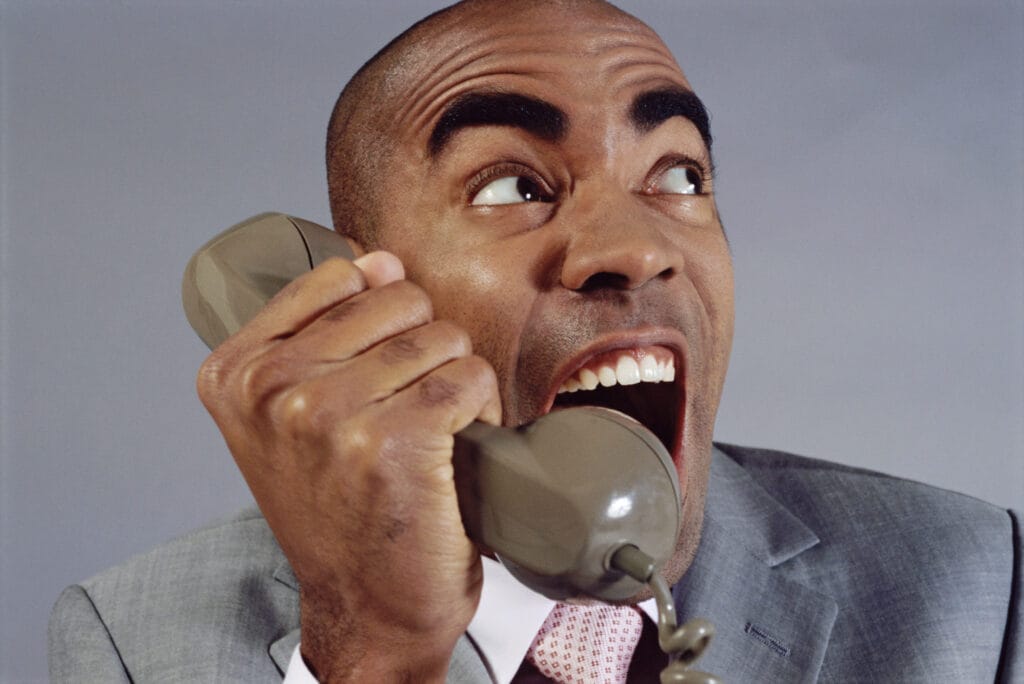 recovery agent calling for loan and shouting at borrower