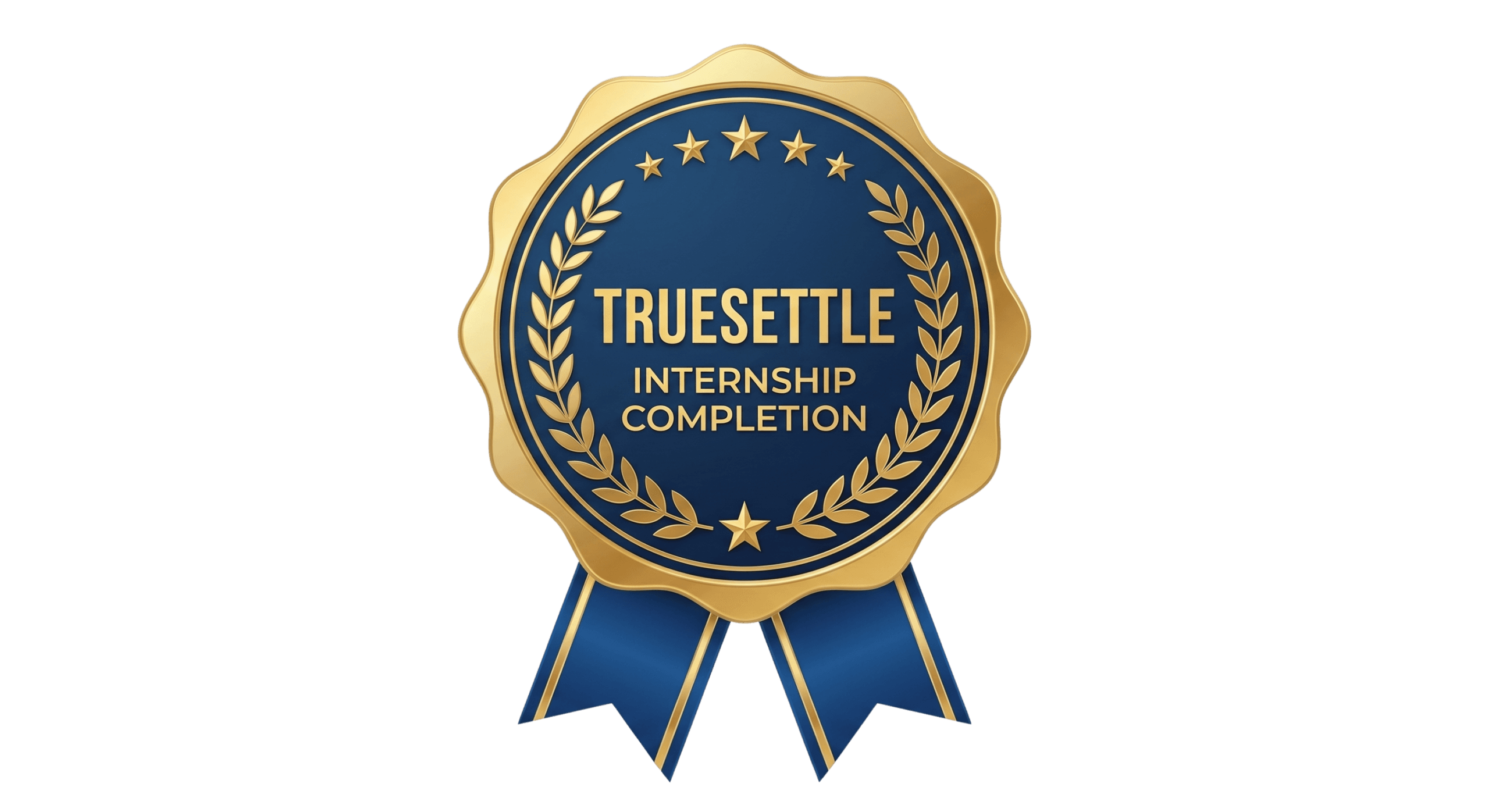 TrueSettle Internship Completion Badge