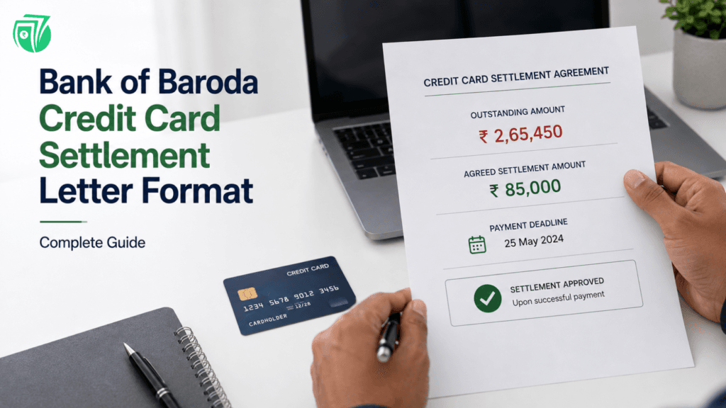 Bank of Baroda Credit Card Settlement Letter Format: Sample & Guide