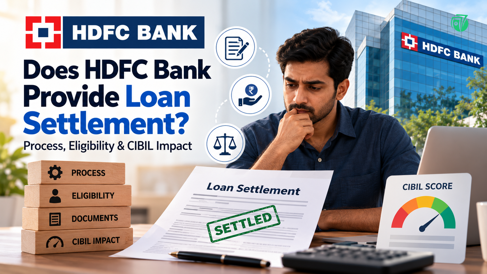 HDFC Bank loan settlement process, eligibility and CIBIL score impact